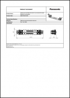Accesoriu imbinare tablouri incastrate P-BQDTMA0312ONC Panasonic