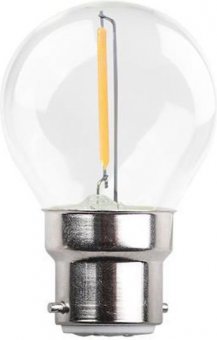 Bec led 1W alb cald G45 B22 147-78268