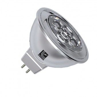 Bec led 5W power alb rece 12V AC/DC GU5.3 LUMEN