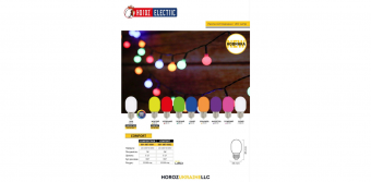 Bec led colorat E27 2W COMFORT Horoz