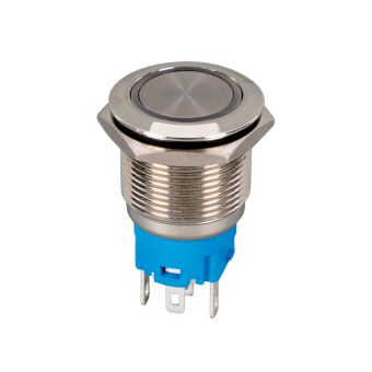 Buton simplu cu led verde EL-2211DZR 1NO+1NC IP65 401548 Elmark