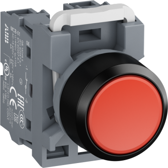 Buton simplu cu revenire rosu 22mm MP1-40R-01 ABB