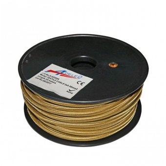 Cablu flexibil decorativ 2X0.5mmp roz auriu 9-025015 ADELEQ