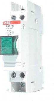 Comutator cu buton actionare sina DIN 1ND+1NI E227-11D ABB