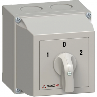 Comutator sarcina motor, inversor, in carcasa 1-0-2 32A Ganz