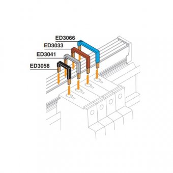 Conector siguranta automata L2 ED3041 ABB