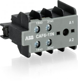 Contact auxiliar frontal 1NO+1NC CAF6-11E ABB