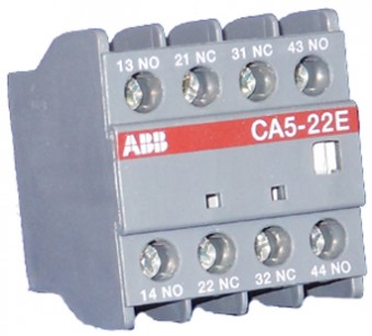 Contact auxiliar frontal 2NO+2NC CA5-22E ABB