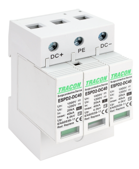 Descarcator de supratensiune T2 DC 1000V Tracon