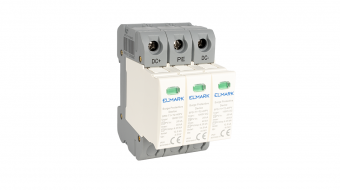 Descarcator supratensiune 40kA 3P DC T1+T2 1500V 64311 Elmark