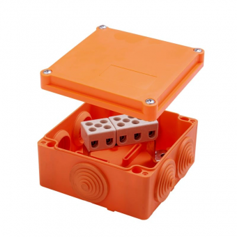 Doza de legatura rezistenta la foc cu borna ceramica 105X105X59