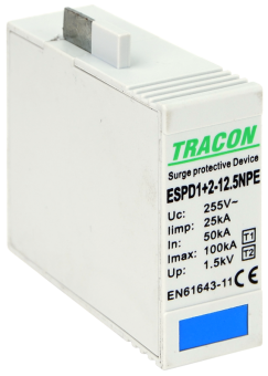 Element modular descarcare supratensiune 12.5 NPEO T1+T2, AC