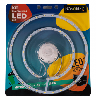 Kit plafoniera led 24W EL0036446 Erste