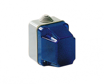 Lampa avertizare E14 IP55 albastru EC320B ELMARK