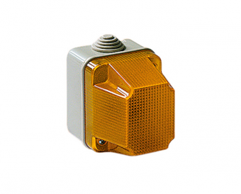 Lampa avertizare E14 IP55 galben EC320G ELMARK