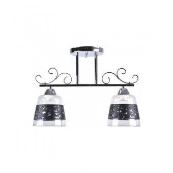 Lustra clasica 2 becuri E27 Velvet LY 3186 Klausen