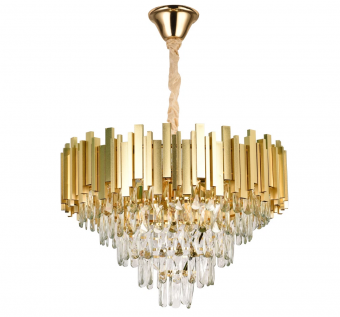 Lustra clasica 9 becuri E14 cristal 87240 Erste