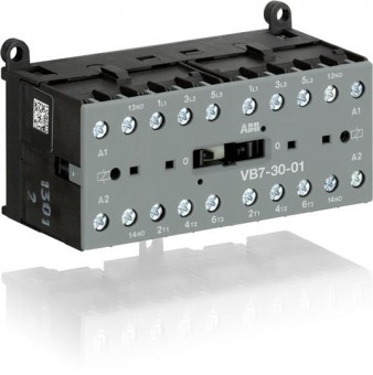 Mini contactor 3 poli reversibil 7A 220...240V AC VB7-30-10-80 ABB