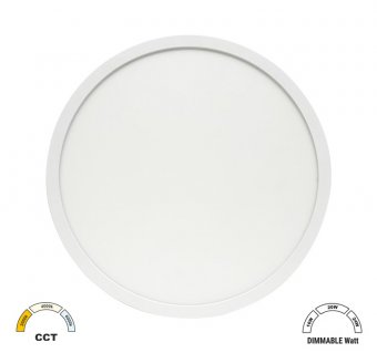 Plafoniera moderna led 24W, cu senzor, CCT, IP40 21-2832408