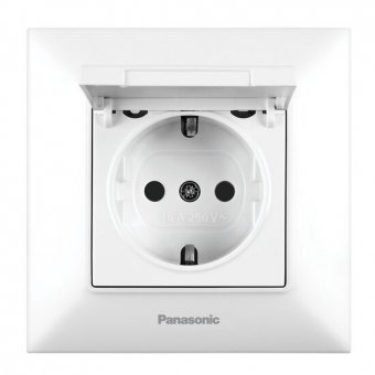 Priza schuko incastrata cu capac Arkedia Slim