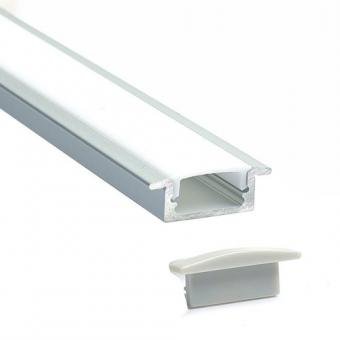 Profil aluminiu banda led incastrat 2ml PROFILE-R1
