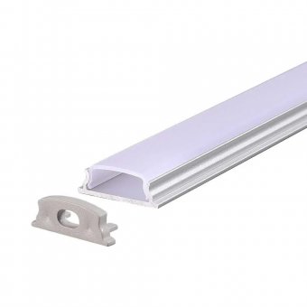 Profil aluminiu flexibil aplicat banda led 2ml PROFILE-F1