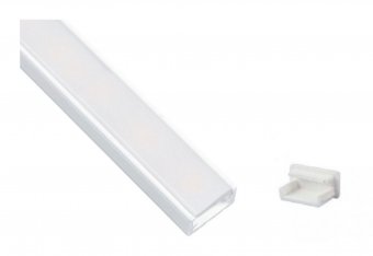 Profil din aluminiu banda led alb aparent 11mm 05-30-055020-05512