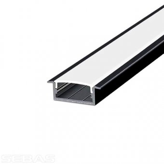 Profil din aluminiu banda led ingropat 2ml 11mm 05-30-056021-05522