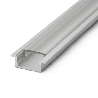 Profil din aluminiu banda led ingropat lat 2ml 12.6mm 05-30-055602-055612
