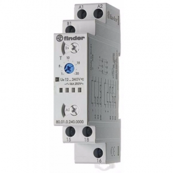 Releu de timp multifunctional 16A 230V 80.01.0.240.0000 Finder