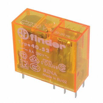 Releu industrial 230V AC 2CO/ 8A AgNi 40.52.8.230.0000 Finder