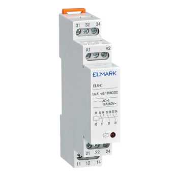 Releu intermediar 24V AC/DC 3XSPDT 16A 50160 Elmark