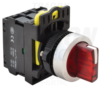 Selector 0-1-2 revenire LED 1ND+1NI NYK3-SL34R Tracon