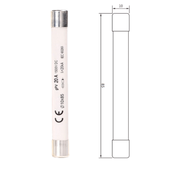 Siguranta fuzibila cilindrica 10x85mm 32A DC 15PV032A ELMARK