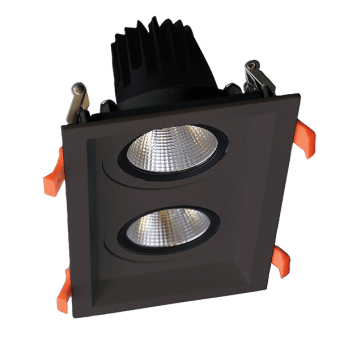 Spot incastrat LED 2X30W 3000K 92DL82F6030/BL ELMARK