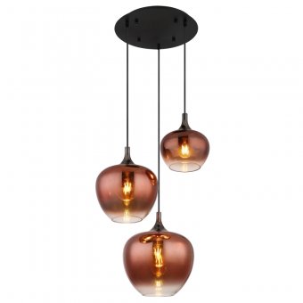 Suspensie 3 becuri E27 MAXY 15548-3HG Globo