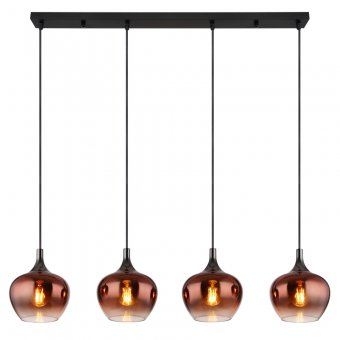 Suspensie 4 becuri E27 MAXY 15548-4HG Globo