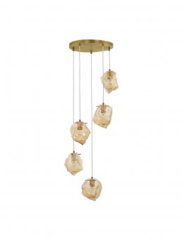 Suspensie 5 becuri E14 ODELLE 9009255 NOVA LUCE