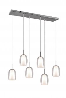 Suspensie 6 becuri E14 BARRET 317500606 Trio