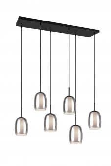 Suspensie 6 becuri E14 BARRET 317500654 Trio