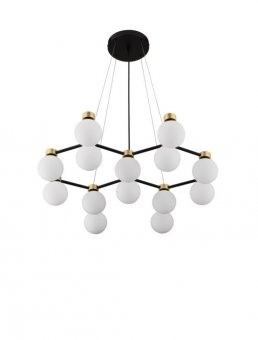 Suspensie moderna 14 becuri G9 OVALINO 9620162 NOVA LUCE