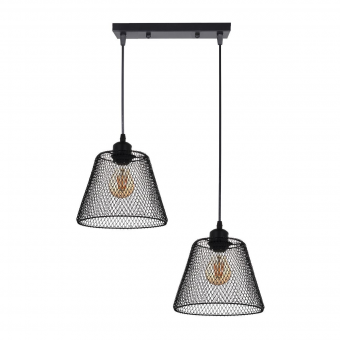 Suspensie vintage 2 becuri E27 KL112006 Klausen