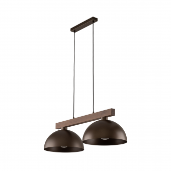 Suspensie vintage 2 becuri E27 OSLO 4507 Elmark