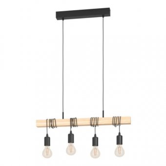 Suspensie vintage 4 becuri E27 TOWNSHEND 43512 Eglo
