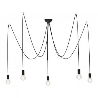 Suspensie vintage 5 becuri E27 SPIDER 6788 NOWODVORSKI