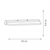 Aplica baie led 12W AQUINA KL146005 Klausen