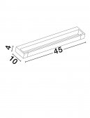 Aplica baie led 12W ARGA 9030703 Nova Luce