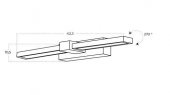 Aplica baie LED 12W CCT ARNO AZ5887 Azzardo
