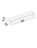 Aplica baie led 17W ARGA 9030706 Nova Luce