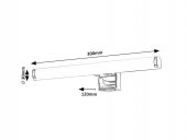 Aplica baie led 5W NOUR 75037 Rabalux